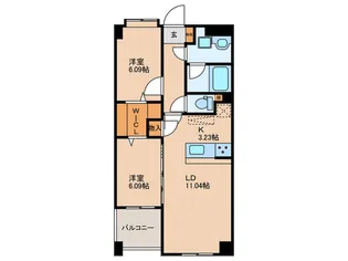 Casa Di Stella【3階】の間取り