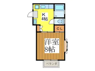ポットマム三鷹【2階】の間取り