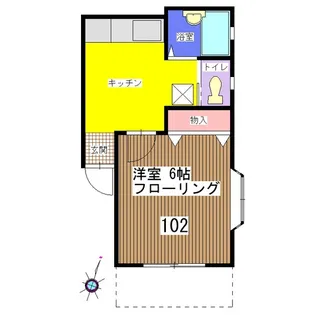 セピアコート【1階】の間取り