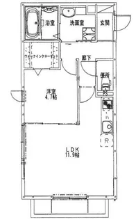 セジュール三和【2階】の間取り