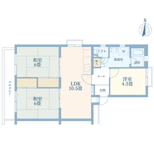 ハイムアスプ【4階】の間取り