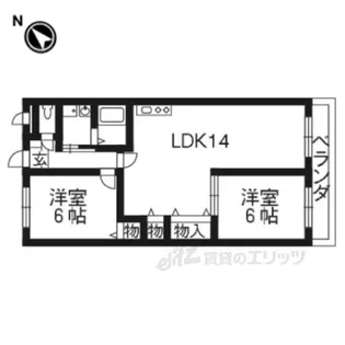 レオハイム津田2【3階】の間取り