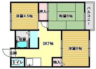 ベルピアA【2階】の間取り