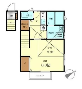 BRITISH PLUM【2階】の間取り