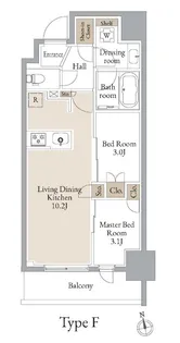 JMFレジデンス浅草橋三丁目【7階】の間取り