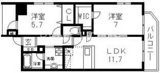 Gran Le Ciel(グラン ル シエル)【3階】の間取り