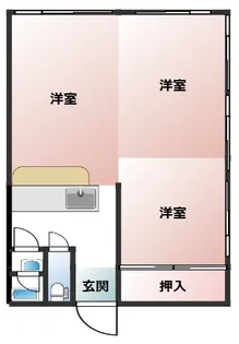 八千代ビル【2階】の間取り