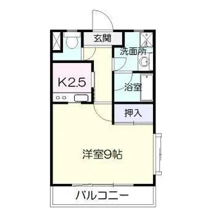 エンデバーハイツ【3階】の間取り