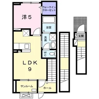 ビレッジベル【3階】の間取り