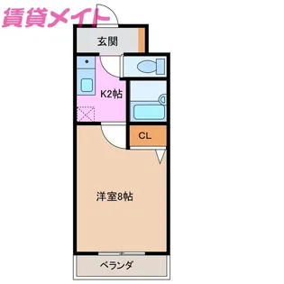 エスポワール神成【2階】の間取り