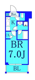 ガーラクレスタ横濱関内【3階】の間取り