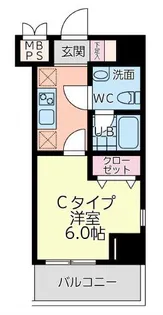 ヴェッセル平沼橋【7階】の間取り
