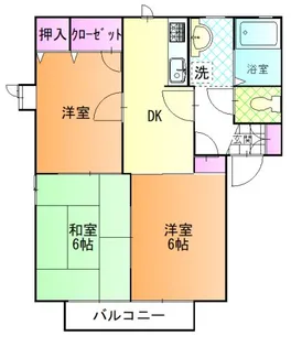 エンパレスV15 B【1階】の間取り
