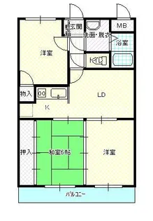 ユーミーSAKAE【2階】の間取り