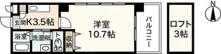 第13平勝ビル【5階】の間取り