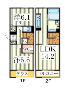 メゾン・ド・TJ2の間取り