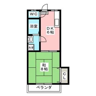 メゾン栄【2階】の間取り