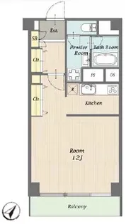 秀和代官山レジデンス【5階】の間取り