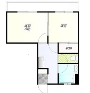 第一協友館マンション【1階】の間取り