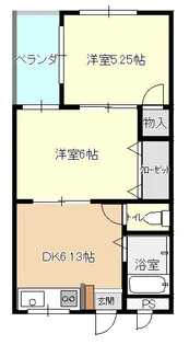 ハイムF【3階】の間取り
