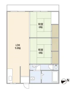 桜井マンション【3階】の間取り