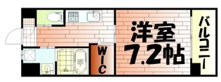 ウイングス重住【6階】の間取り