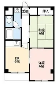 ドムール本町【3階】の間取り