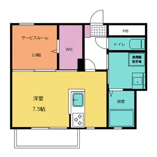 maison de chou-chou【1階】の間取り