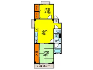 マンション壬生【2階】の間取り