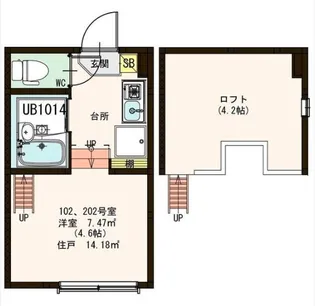 Giardino【1階】の間取り