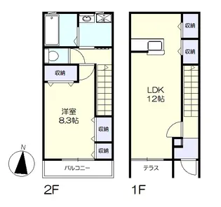 メゾン・ド・エグレットAの間取り
