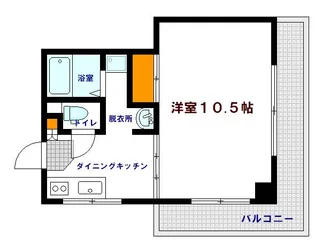 ベラ福本【8階】の間取り