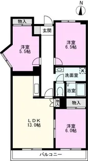 第2千代田マンション【5階】の間取り