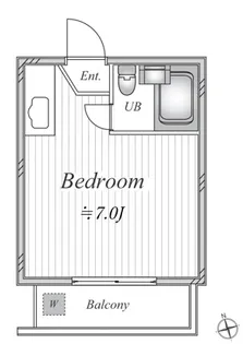 メゾン・ド・リベラル【7階】の間取り