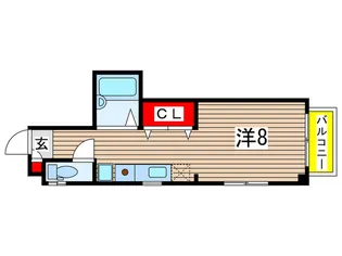 Lランドハイツ【2階】の間取り