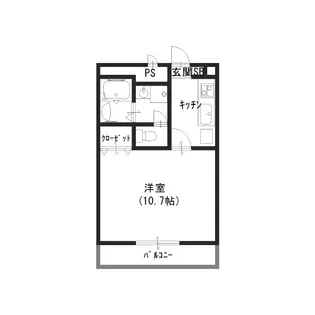 アンプルール フェール フリージア【2階】の間取り