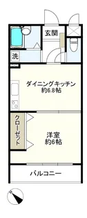 久米川プラネット【4階】の間取り