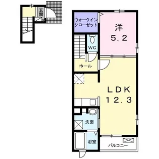 ノートルメゾン【2階】の間取り
