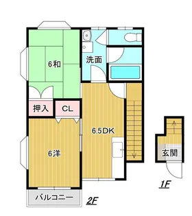エターナル21【2階】の間取り