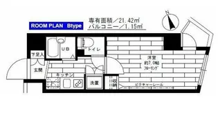 ステージファースト三軒茶屋アジールコートII【3階】の間取り