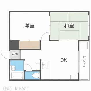サンシャイン琴似【3階】の間取り