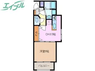 プラムファインJPMC【3階】の間取り