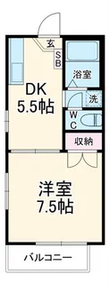 シオン藤沢A【2階】の間取り