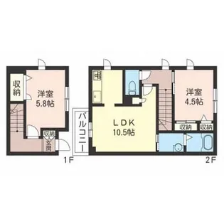 PRADO金沢文庫【2階】の間取り