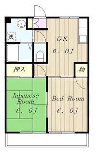 プレミール向ヶ丘【1階】の間取り