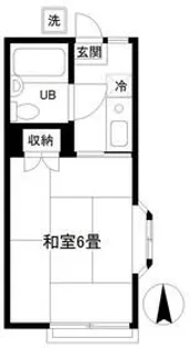 コーポイング【1階】の間取り
