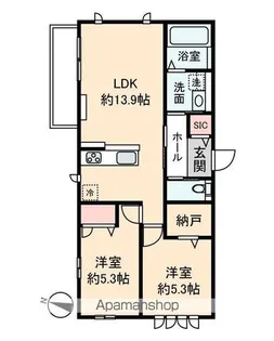 ルミエール【2階】の間取り