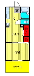 パークサイドヴィレッジ【1階】の間取り