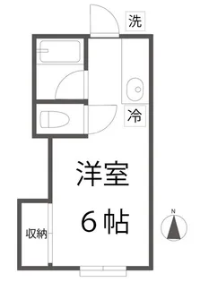 コーポレイバン【2階】の間取り