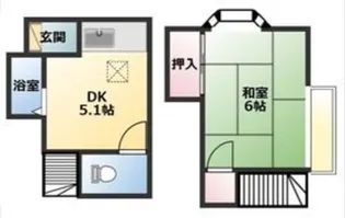 メゾン三浦【1階】の間取り